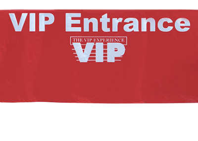 VIP Entrance signage