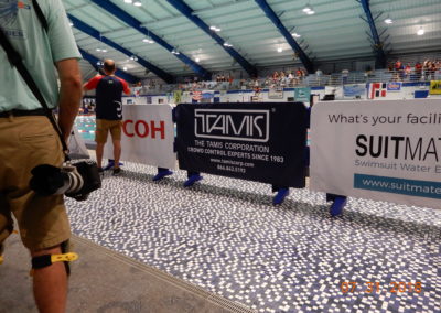 Barriers With Jacket Around A Pool