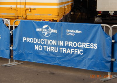 Universal Studio Barrier Covers