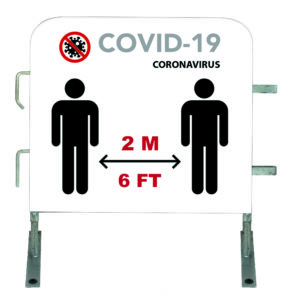 Social Distancing Barrier Cover For Barriers