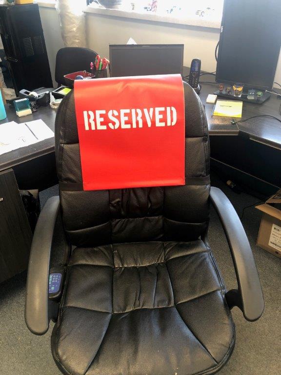 Reserved Chair Covers