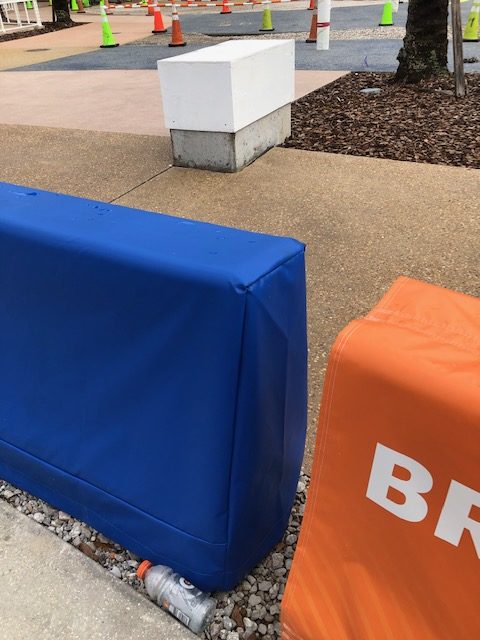 Plastic Jersey Barrier Custom Covers From Barrierjackets.com